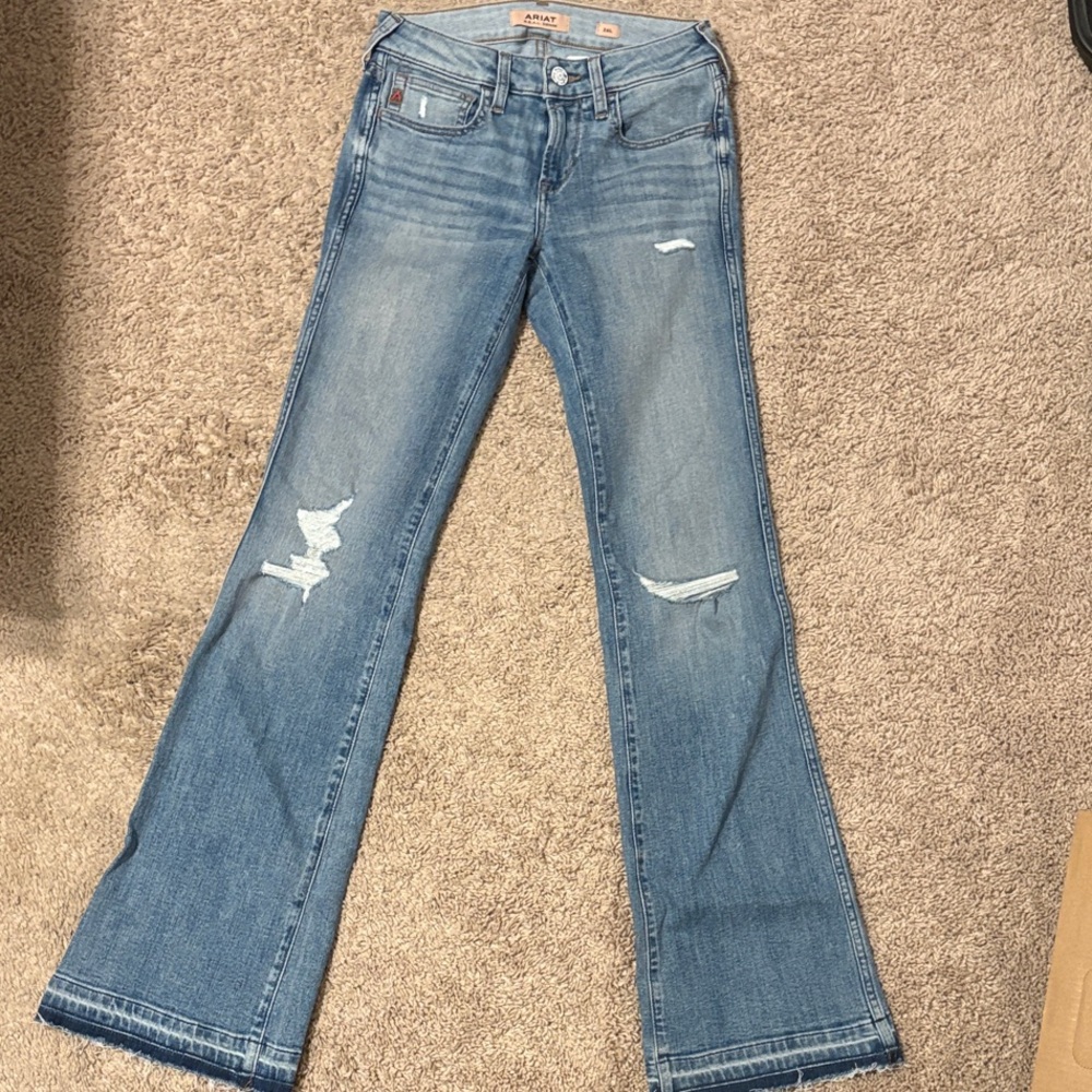 Ariat Women's Blue Distressed Jeans